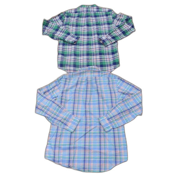 Polo Ralph Lauren Long Sleeve Button Down Plaid Shirts Size Medium Lot of 4 - Picture 5 of 5